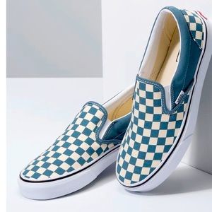Blue Checkered Vans
